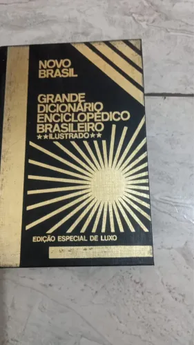 Grande dicionário enciclopédico brasileiro edição especial de luxo original 
