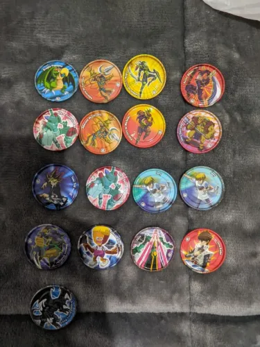 Tazos yugioh metal 