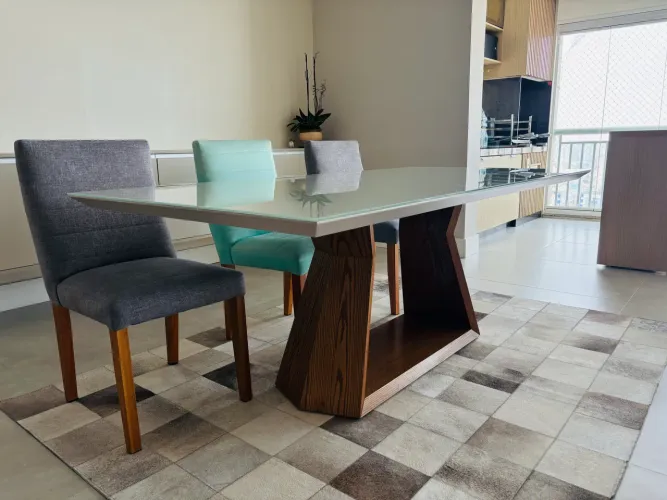 Mesa de Jantar Premium 8 Lugares | Design Moderno | Estado de Nova