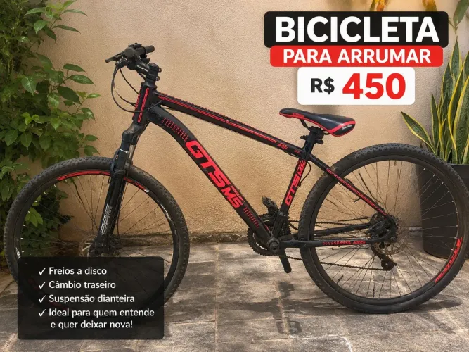 BICICLETA PARA ARRUMAR