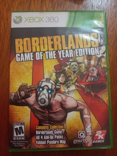 Borderlands Game off The year edition Xbox 360