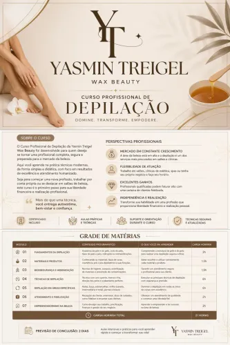 Curso Depilação Espanhola 