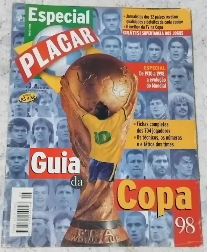 Revista Placar - Guia da Copa de 1998