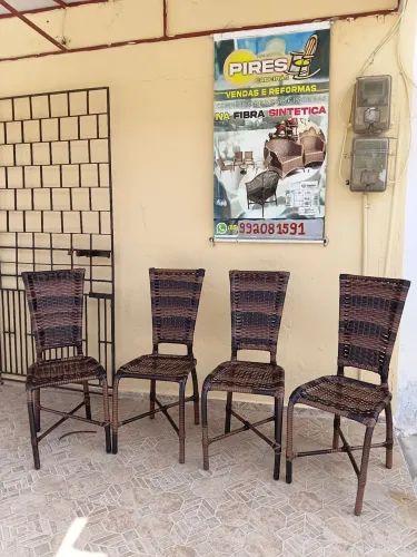Reformas e vendas de cadeiras em fibra,palhinha,cordão náutica zap *