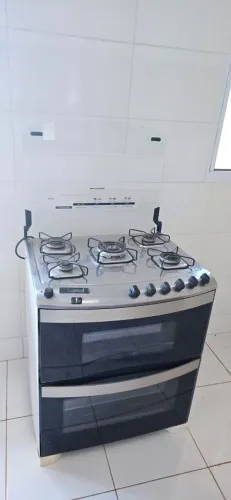Fogão 5 BOCAS BRASTEMP FORNO DUPLU - GÁS E ELETRICO