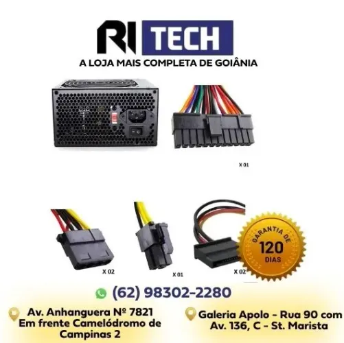 FONTE ATX PARA COMPUTADOR 500W HDW-004