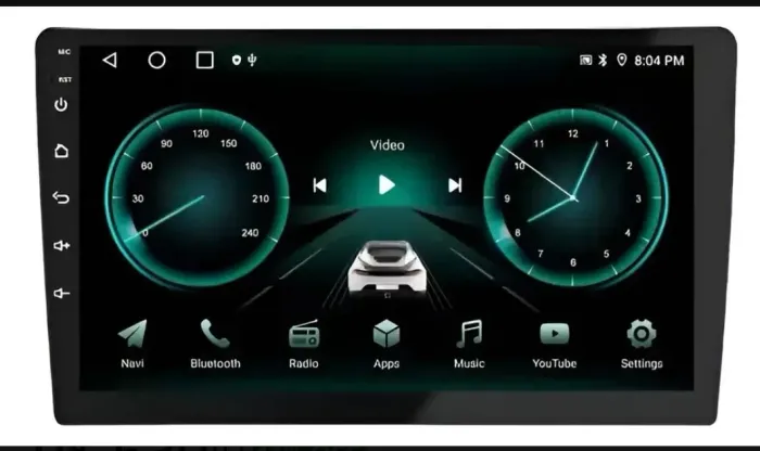 KUERL. Multimídia rápida 9 polegadas Android Universal 4gb memória 64Gb Armazenamento