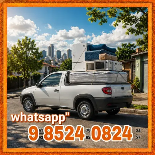 Frete mudanças agora ou agendado Pickup disponível transporte de móveis, caixas e objetos 
