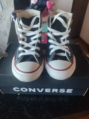 Calçado ALL Star cano alto converse preto infantil