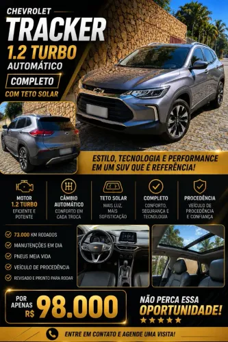 Chevrolet Tracker Premier 1.2 Turbo 12V Flex AUT 2021
