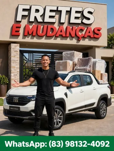 # fretes, corretos e pequenas mudanças toda João pessoa.