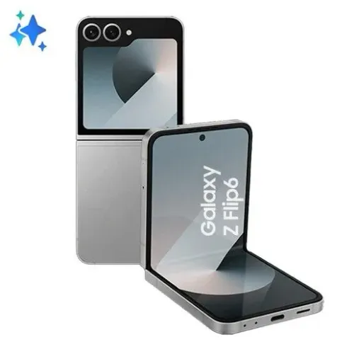 Galaxy z flip6 256gb 12gb ram lacrado cinza