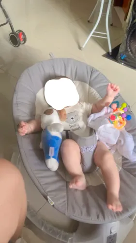 Cadeira automática de balanço para bebê 