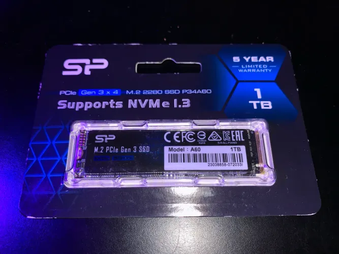 SSD 1tb Silicon Power M.2 gen 3 nvme 1.3