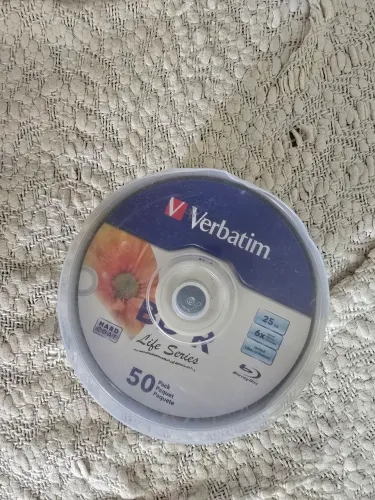 Mídias Blu ray Verbatim 25 gb