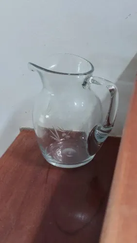 JARRA DE VIDRO CRISTAL PARA ÁGUA/SUCO