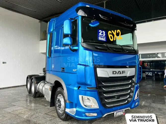 Caminhão DAF XF 480 FTS 6x2 SC - 2022/2023 | Cavalo trucado revisado e com garantia