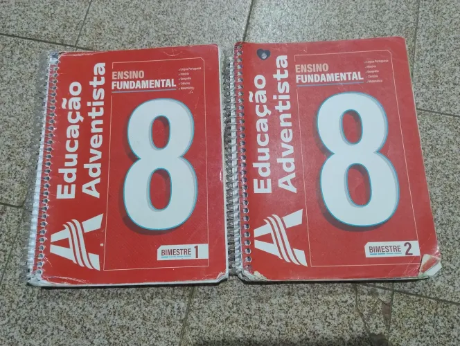 Livros Adventista 8 ano