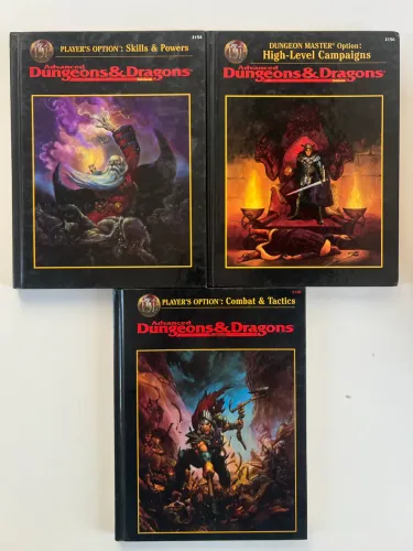 Lote de livros importados RPG - ADVANCED DUNGEONS & DRAGONS