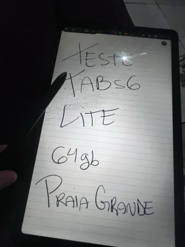 Tablet Tab S6 Lite Samsung - Quanto dá nele? Pra sair logo!