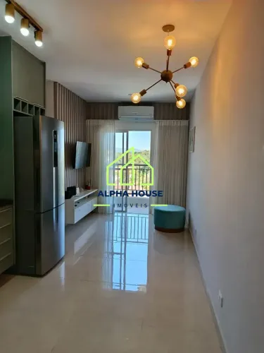 Apartamento mobiliado para locação no Condominio Palmeira Real, bairro Crispim em Pindamon