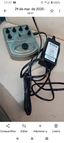 Pedal pré amp de baixo. Contato */ *