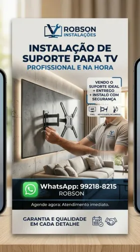 Suporte para TV Entrego e Instalo hora