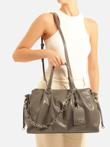 Bolsa Arezzo Couro Grande