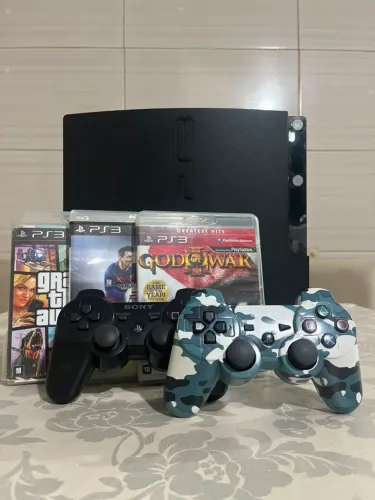 Ps3 slim funcionando perfeitamente !