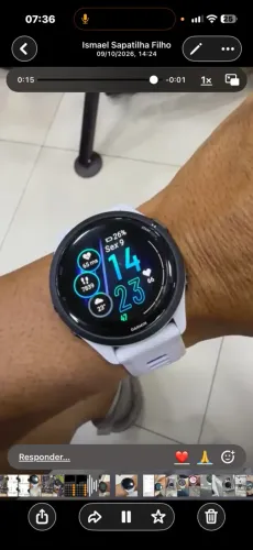 Relógio Garmin forerunner 265 3 meses de uso!