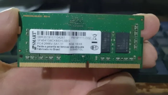 Memoria Smart 8 Gb Ddr4 Pc4 2666v de Notebook