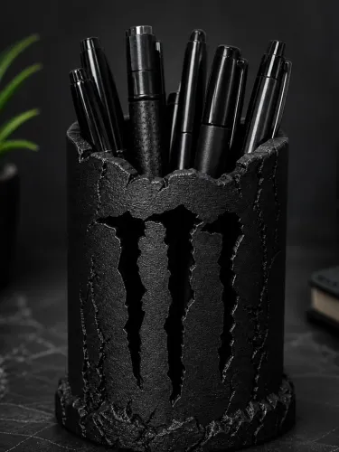 Porta Canetas Monster - Organizador de Mesa