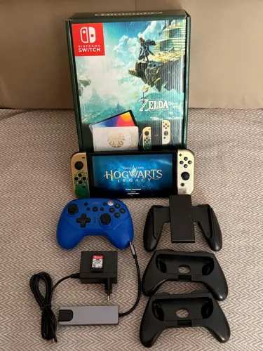 Nintendo switch oled 256gb edição Zelda