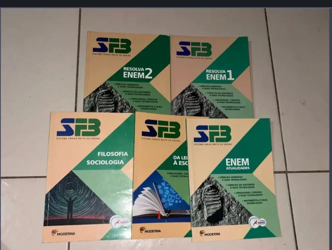 Apostilas/ Kit Livros SFB ENEM/ Farias Brito