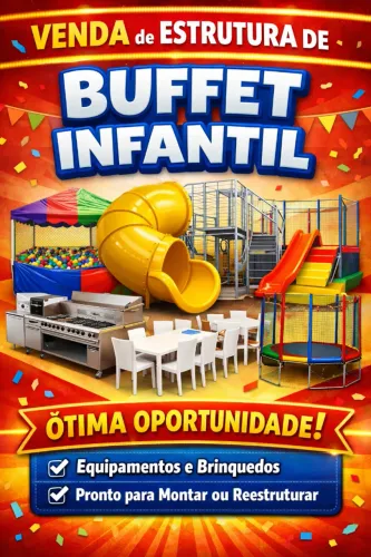 Ativos e Equipamentos para Montagem de Buffet Infantil