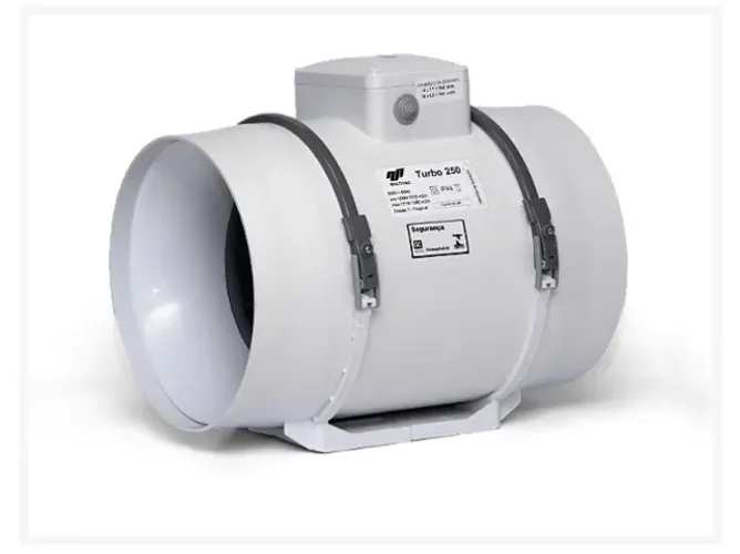 Exaustor/Ventilador centrifugo em linha 250mm