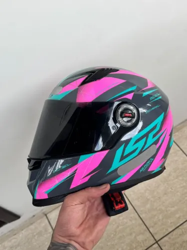 Ls2 Draze cinza e rosa