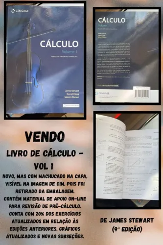Livro de Cálculo 1, de James Stewart. (Vol 1)