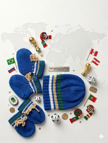Kit bebê copa do mundo 