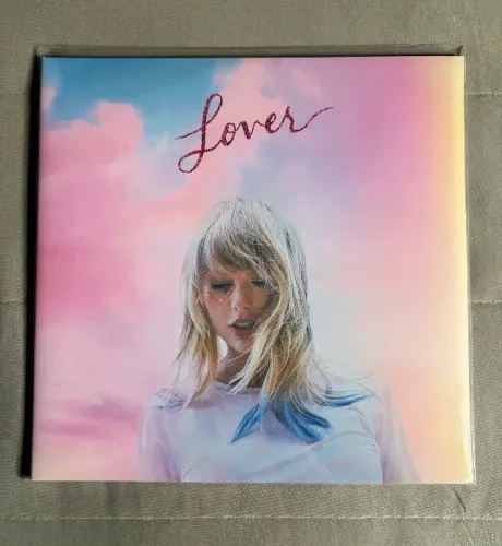 Disco Vinil Taylor Swift - Lover edição target usa discos rosa e azul