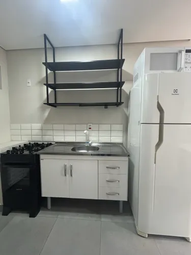 Kitnet mobiliada no centro de Hortolândia