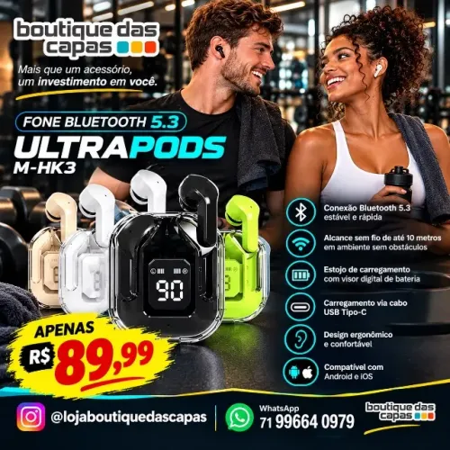 FONE BLUETOOTH 5.3 ULTRAPODS M-HK3 