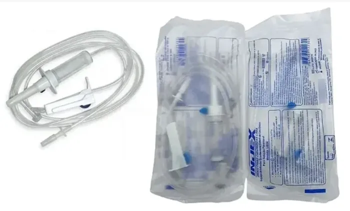 Equipo de Infusão Gravitacional Estéril, modelo IJ034 - 10 unidades 
