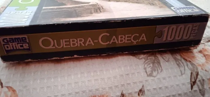 Quebra cabeça 1000 peça, muralha da China, quebra cabeça de madeira, jogo de memória.