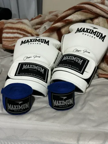 Luva 14oz e Bandagem 5M Maximum