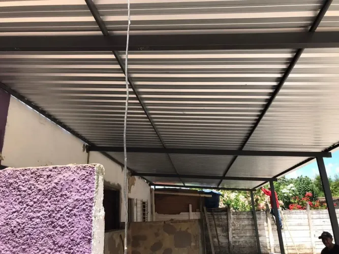 Coberturas metálica residencial 