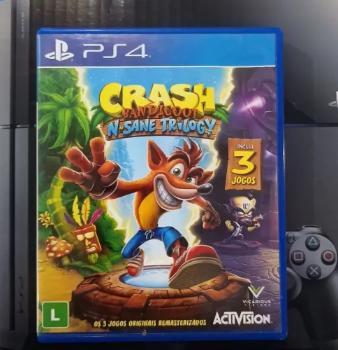 Jogo crash trilogia (inclui 3 jogos)