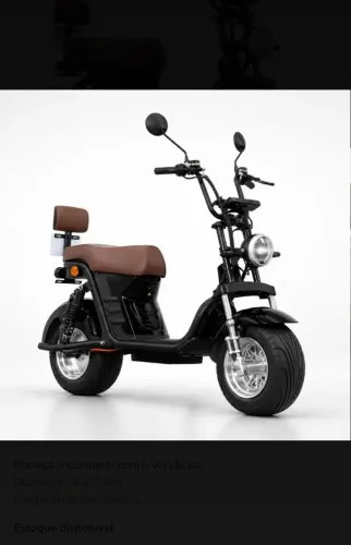 Moto electrica zera na caixa
