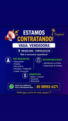 Vendedora de óculos