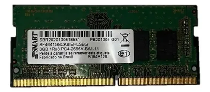 Memória Ram Ddr4 2666mhz 8gb Smart